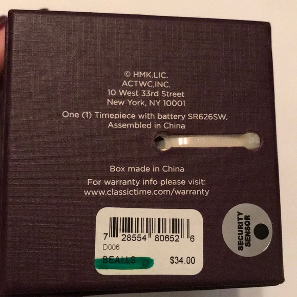 Brand New HALLMARK Silver tone Watch - Picture 3 of 3